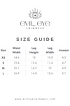 Men's Size Guide - Evil Eye Swimwear